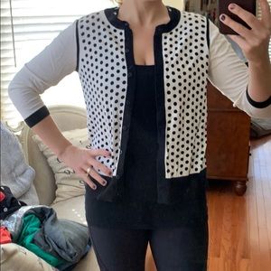 Polka dot cardigan